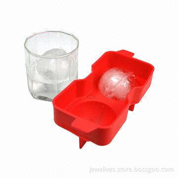 Silicone ice round makers